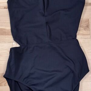 Adidas Black Mesh Detail bodysuit